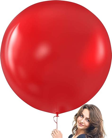 Amazon Prextex Red Giant Balloons 8 Jumbo 36 Inch Red Balloons