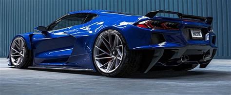 C8 Corvette "Blue Devil" Shows Partial Rear Bumper Delete - autoevolution