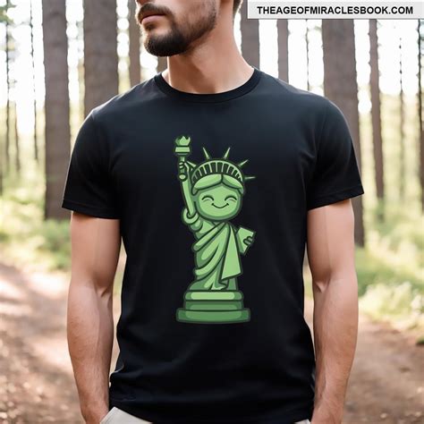 Kawaii Statue Of Liberty Cute Nyc New York City Manhattan T Shirt