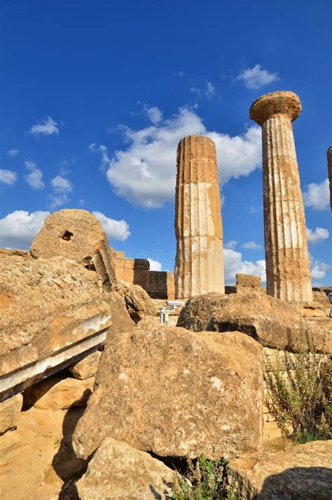 El Valle De Los Templos Es Un Sitio Arqueol Gico En Agrigento Sicilia