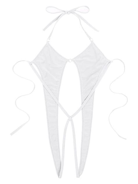 Women S Bodysuit Monokini Sling Shot Micro Bikini Swimsuit Thongs Swimwear EBay