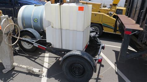 Water Tank -Trailer Mounted - Oahu Auctions