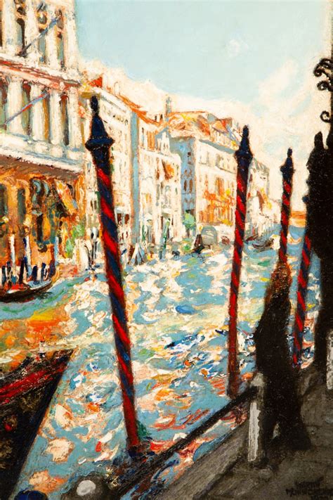 Martin Monnickendam 1874 1943 Canal Grande In Venice Ref 111954