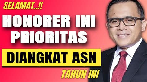 Berita Honorer Terbaru Hari Ini Kategori Honorer Prioritas Seleksi Cpns