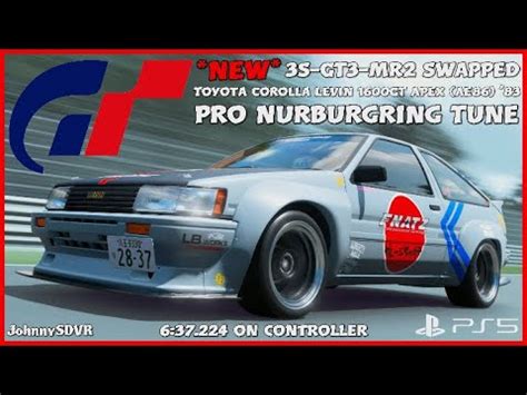 Gran Turismo 7 Swapped Toyota Corolla Levin 1600GT Pro Tune