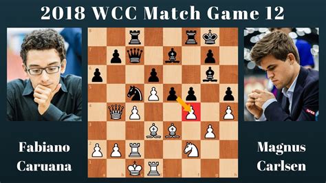 Caruana Vs Carlsen Game World Chess Championship Youtube