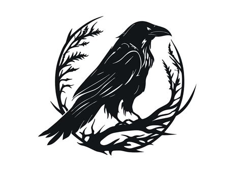 Crow Svg Crow Clipart Crow Svg Files For Cricut Bird Svg Etsy Canada