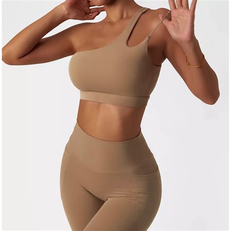 Women Ribbed Yoga Set Zipper Activewear Set Seamless Sportswear