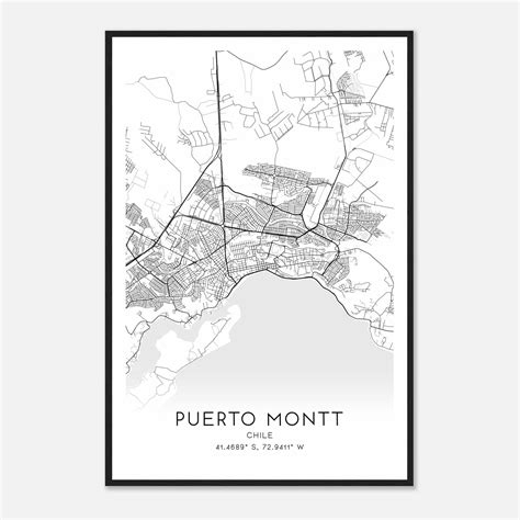 Puerto Montt - Custom Maps & Posters