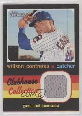 Topps Heritage High Number Clubhouse Collection Relics Willson