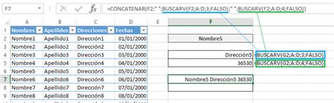 Concatenar En Excel F Cil Y Con Ejemplos Buscarv