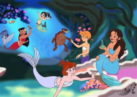 Mermay 2022 Disney Mermaids Group 3 By Cheshirescalliart On Deviantart