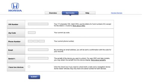 How To Enter Honda Radio Code Instructions