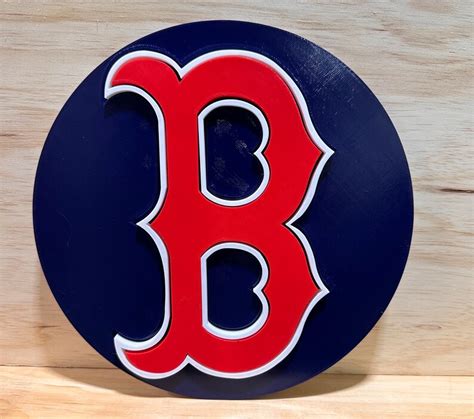 Boston Red Sox 3d Sign Show Your Team Spirit In Style Etsy