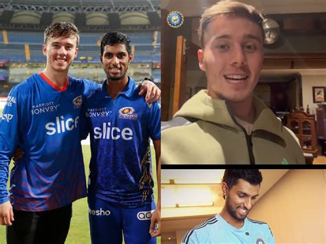 Watch Tilak Varma Receives Special T From Mumbai Indians Teammate