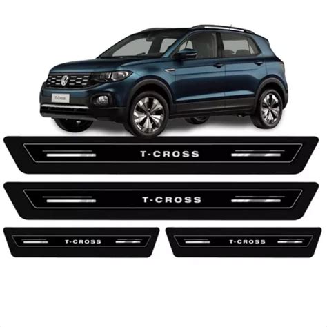 Soleira De Porta Platinum Volks T Cross Preto