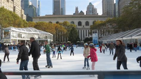 A colorful place called world: Bryant park - ice skating