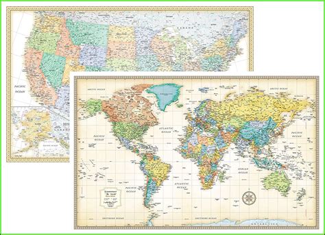 Rand Mcnally Signature World Wall Map - map : Resume Examples #o7Y3jXz9BN