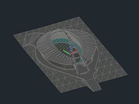 3d Stadion In Autocad Cad Download 644 45 Kb Bibliocad