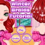 Winter Braids Tutorial Online - Design & Hair Games - MiniGameBox