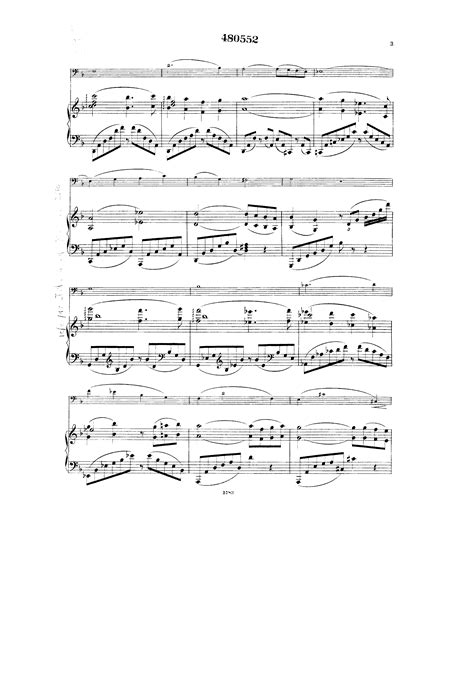 Fuchs Robert Cello Sonata No1 Op29 For Cello Free Sheet Music For Cello