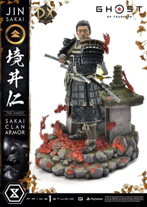 Ghost of Tsushima Statue 1/4 Sakai Clan Armor Deluxe Bonus Version 60 ...