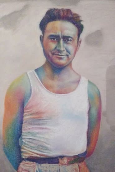 Retrato A Pastel Por El Recuerdo Y La Dignidad