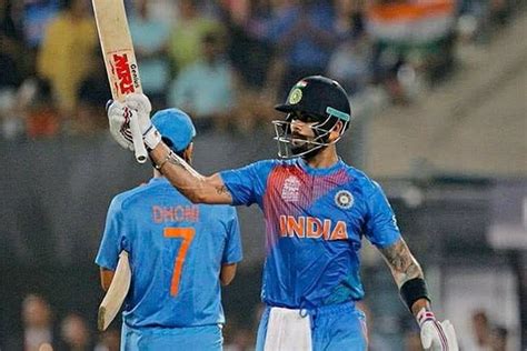 Kohli S Heartfelt Message To Dhoni As He Prepares For Pakistan Clash