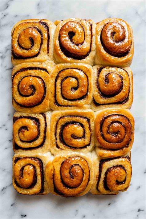 Milk Bread Cinnamon Rolls With Lemon Glaze Lisa Lin