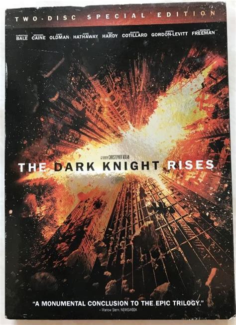 Original Dvd Batman Dark Knight Rises Disc Special Edition Hobbies