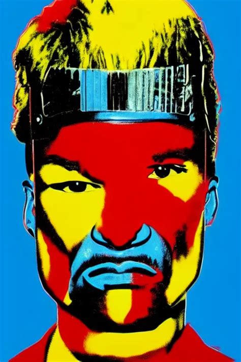 Predator Movie Pop Art By Andy Warhol Stable Diffusion Openart