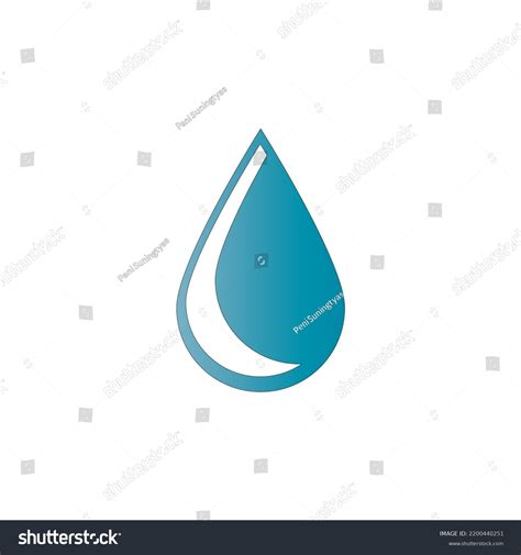 Water Symbol Icon Logo Disegn Stock Vector (Royalty Free) 2200440251 ...