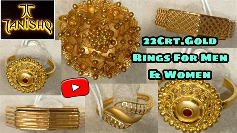 Tanishq Light Weight Gold Ring Designs For Men Women Youtube