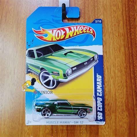 Copo Camaro Hot Wheels Carrinho Miniatura Mainline Shopee Brasil