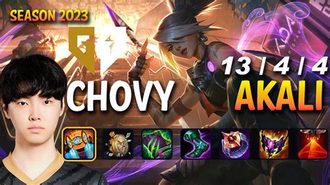 Gen Chovy Akali Vs Yone Mid Patch 13 20 Kr Ranked Youtube