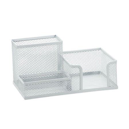 Organizador De Mesa Aramado 3compart Branco BRW De Paula Makro