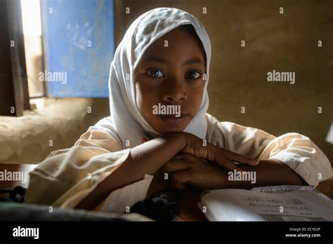 Children Of A School In The Sahara Desert Sudan Stock Photo Alamy