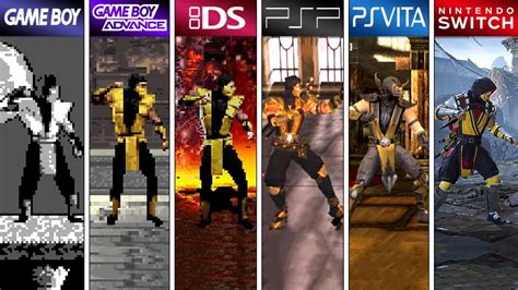 Mortal Kombat GB Vs GBA Vs DS Vs PSP Vs PS Vita Vs Switch Handheld