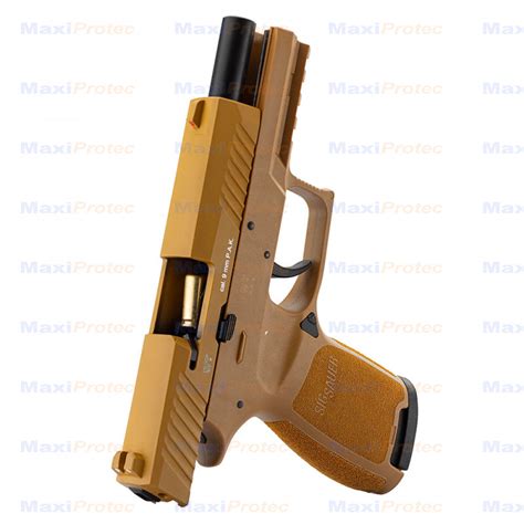 Pistolet à blanc SIG SAUER P320 cal 9mm P A K Dark Earth Arme à blanc