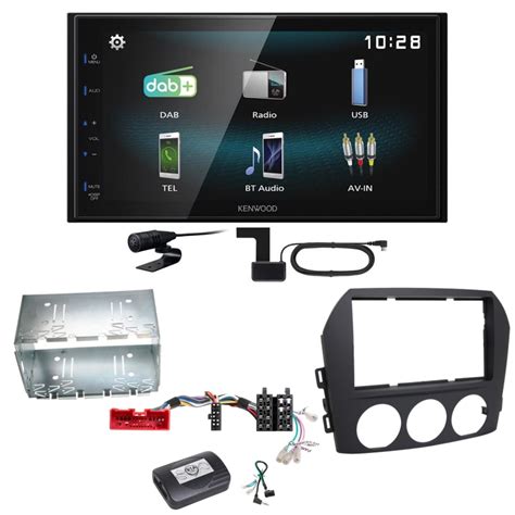 Kenwood Dmx Dab Bluetooth Mp Usb Digitalradio Einbauset F R Mazda