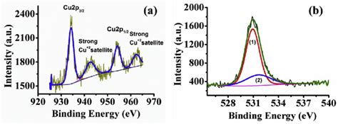 E Xps Spectra Of Scratched Cuo Nfs Film On The Surface Of The Copper