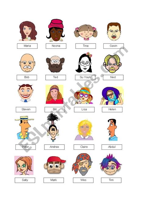 Describing People ESL Worksheet By Mainway