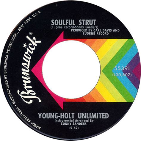 Young-Holt Unlimited* - Soulful Strut (1968, Gloversville Pressing, Vinyl) | Discogs