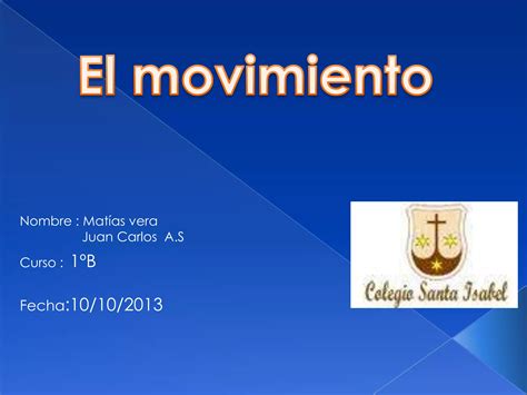 El Movimiento Ppt