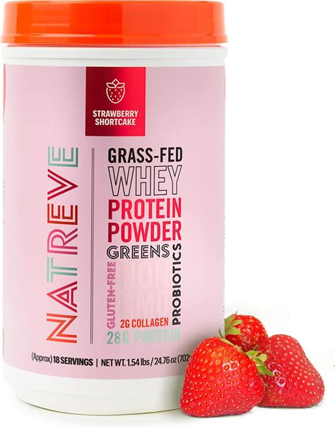 Natreve Whey Protein Powder 28g Grass Fed Whey Protein