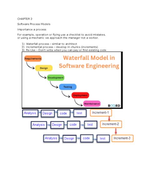 Chapter 2 Spring 232 Class 5 Chapter 2 Software Process Models