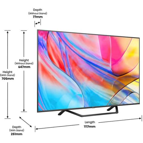 Televizor QLED Smart HISENSE 50A7KQ Ultra HD 4K HDR 126cm