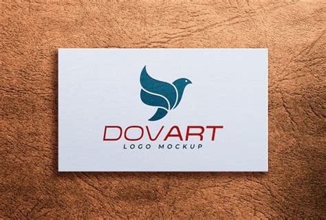 Premium PSD | Business Card Logo Mockup