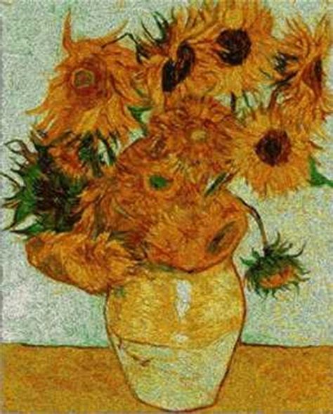 Advanced Embroidery Designs Twelve Sunflowers In A Vase By Vincent