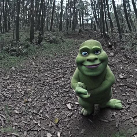 Shrek Caught On Trail Cam Trail Camera Footage Wide Stable